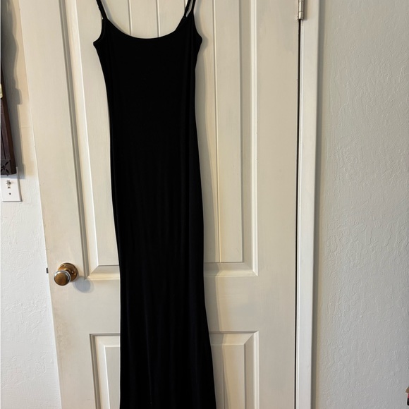Quince Tencel Rib Black Maxi Dress, small. EUC! - Picture 6 of 9
